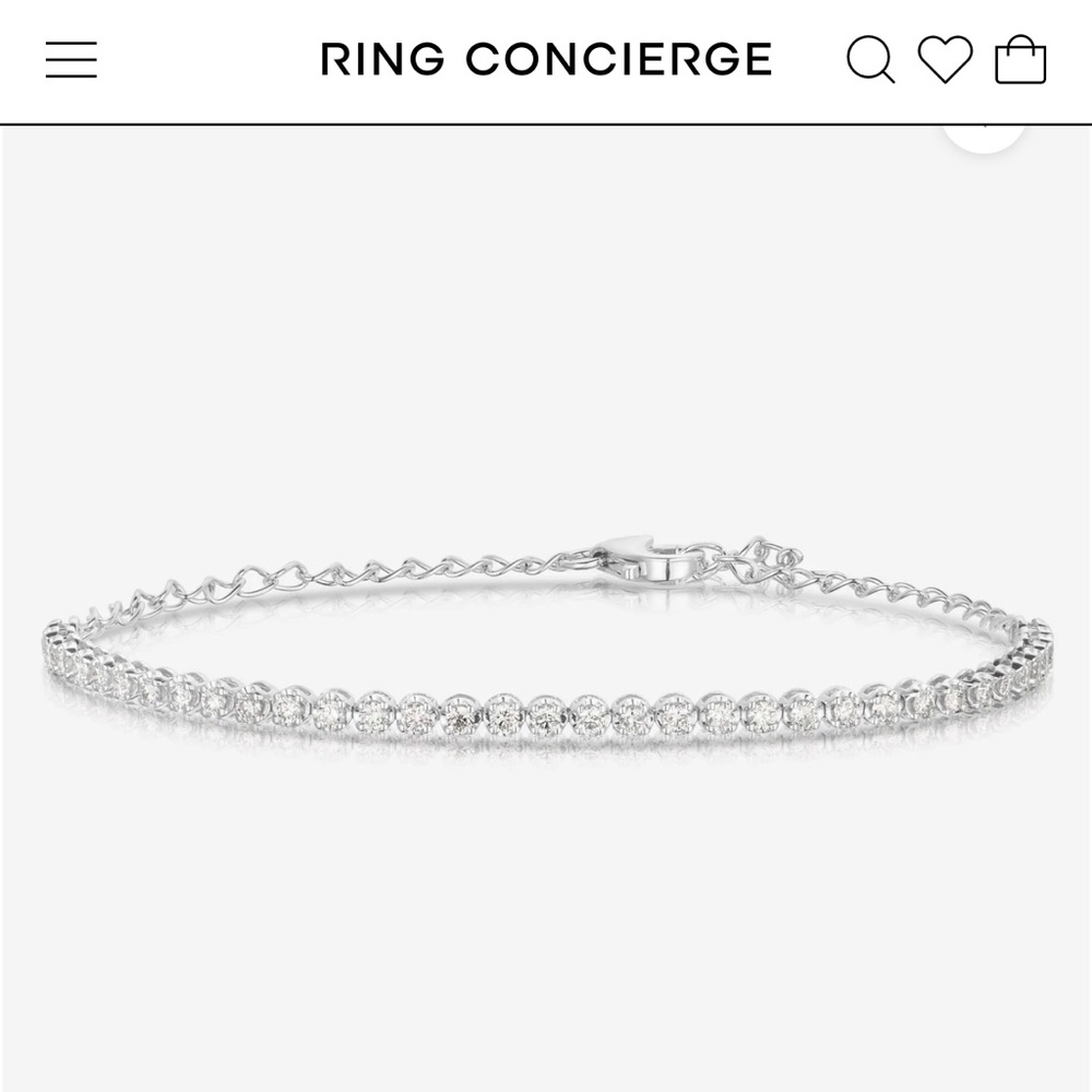 Ring Concierge Mini Diamond Tennis Bracelet